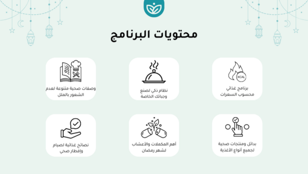 برنامج خطوات الصحة لشهر رمضان