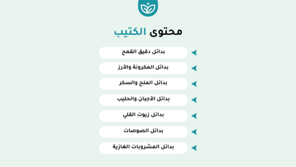 كتيب البدائل الصحية (مجاني)
